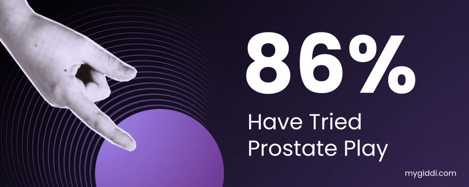 How often do men do prostate play