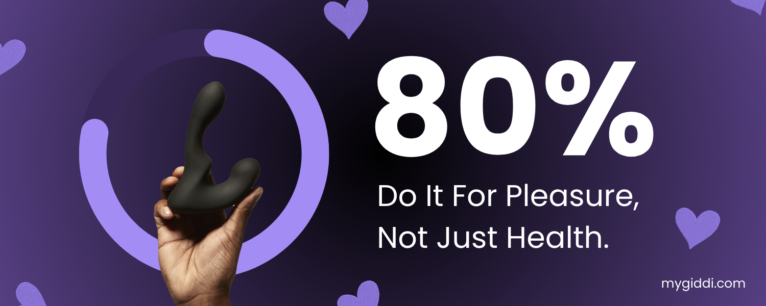 most men do prostate play for pleasure not just health